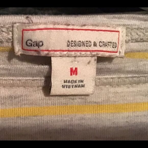 Gap Women's Striped T-Shirt M - Picture 2 of 7
